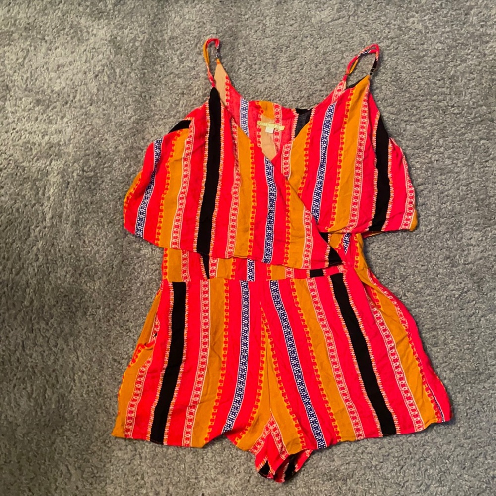 Mult color romper
